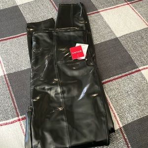 Faux Patent Leather Leggings